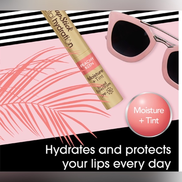 2pk ChapStick® Total Hydration Moisture + Tint SPF 15 peachy keen lip balms new - Picture 5 of 13